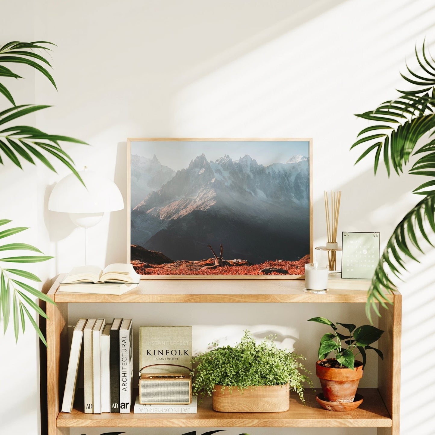 Ibex at Sunrise  – Chamonix Mont Blanc Wall Art Print