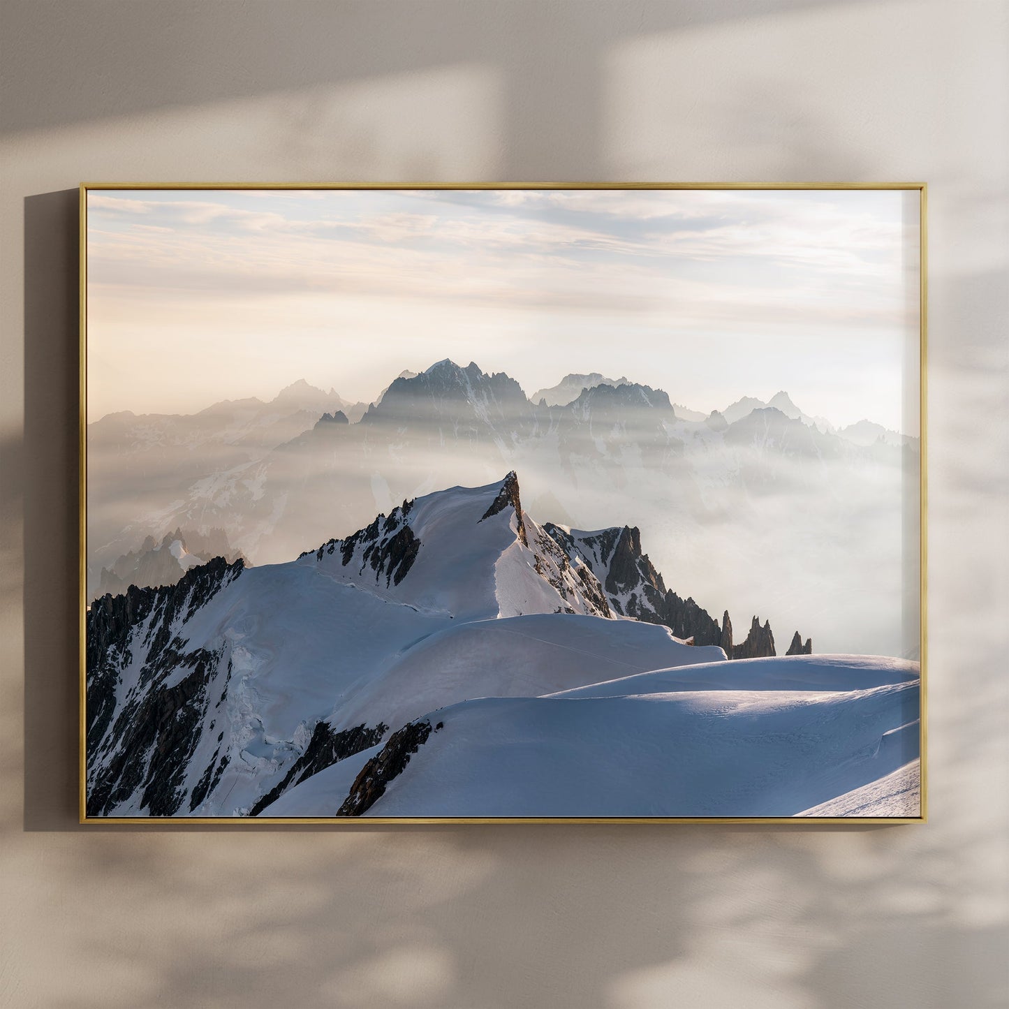 Mont Maudit seen from the summit of Mont Blanc