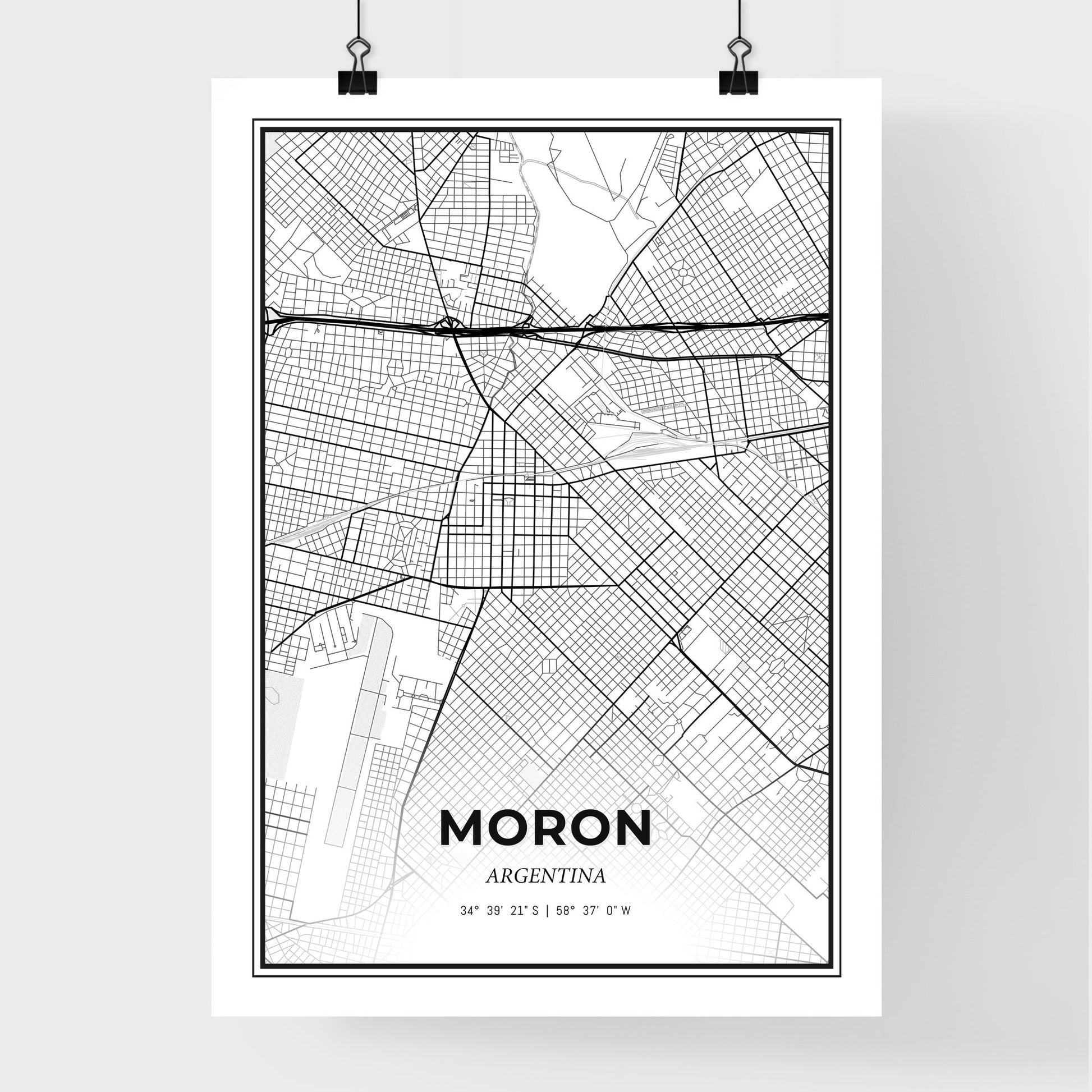 Moron Argentina - Premium City Map Poster