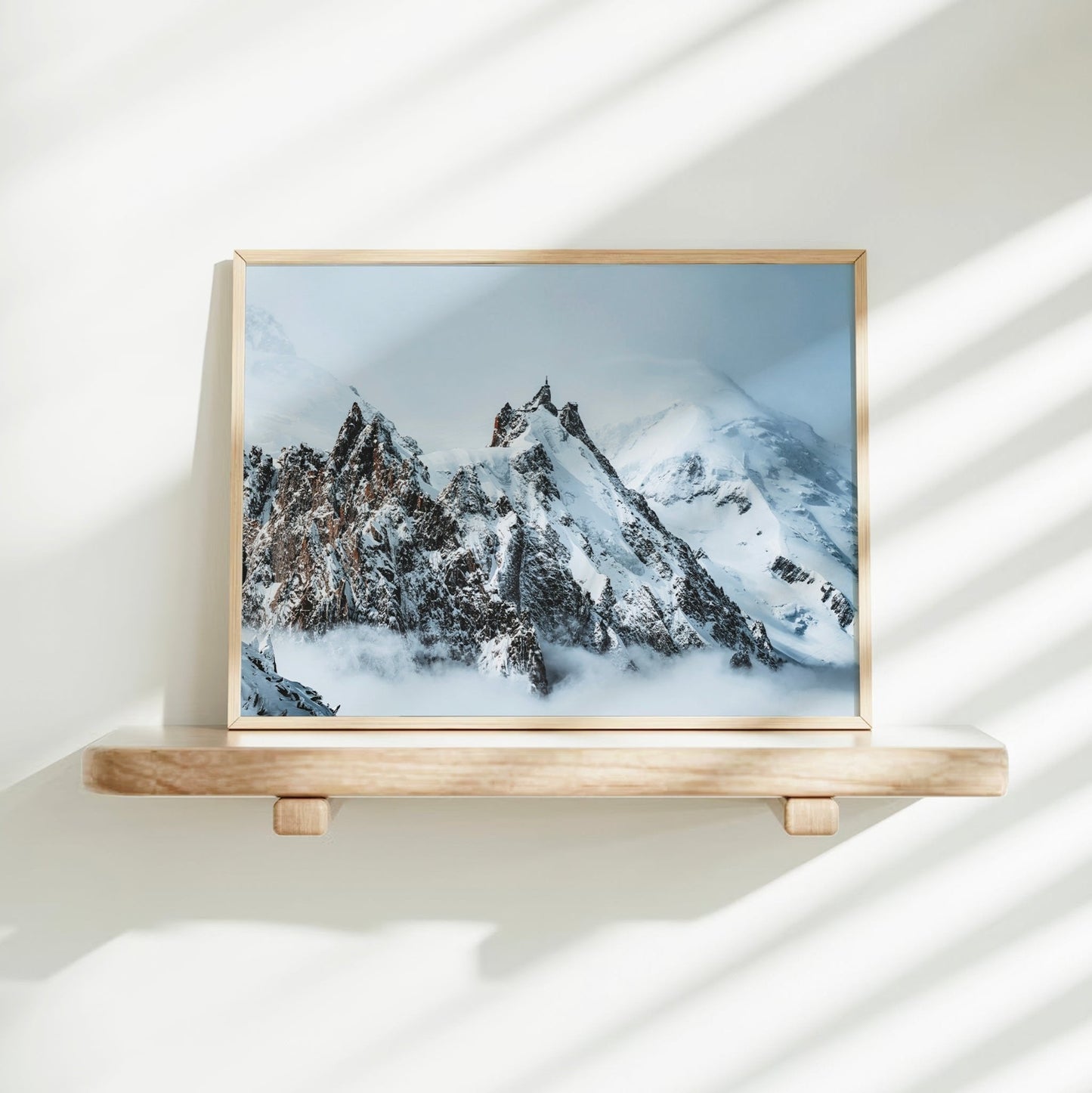 Aiguille du Midi Chamonix Wall Art Print – French Alps Photography