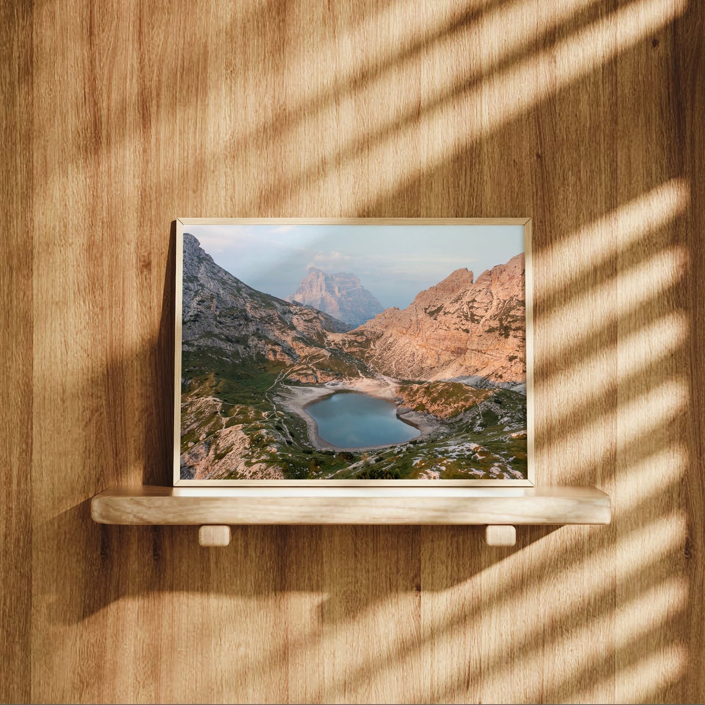 Lago di Coldai and Monte Pelmo – Dolomites Landscape Photography Print