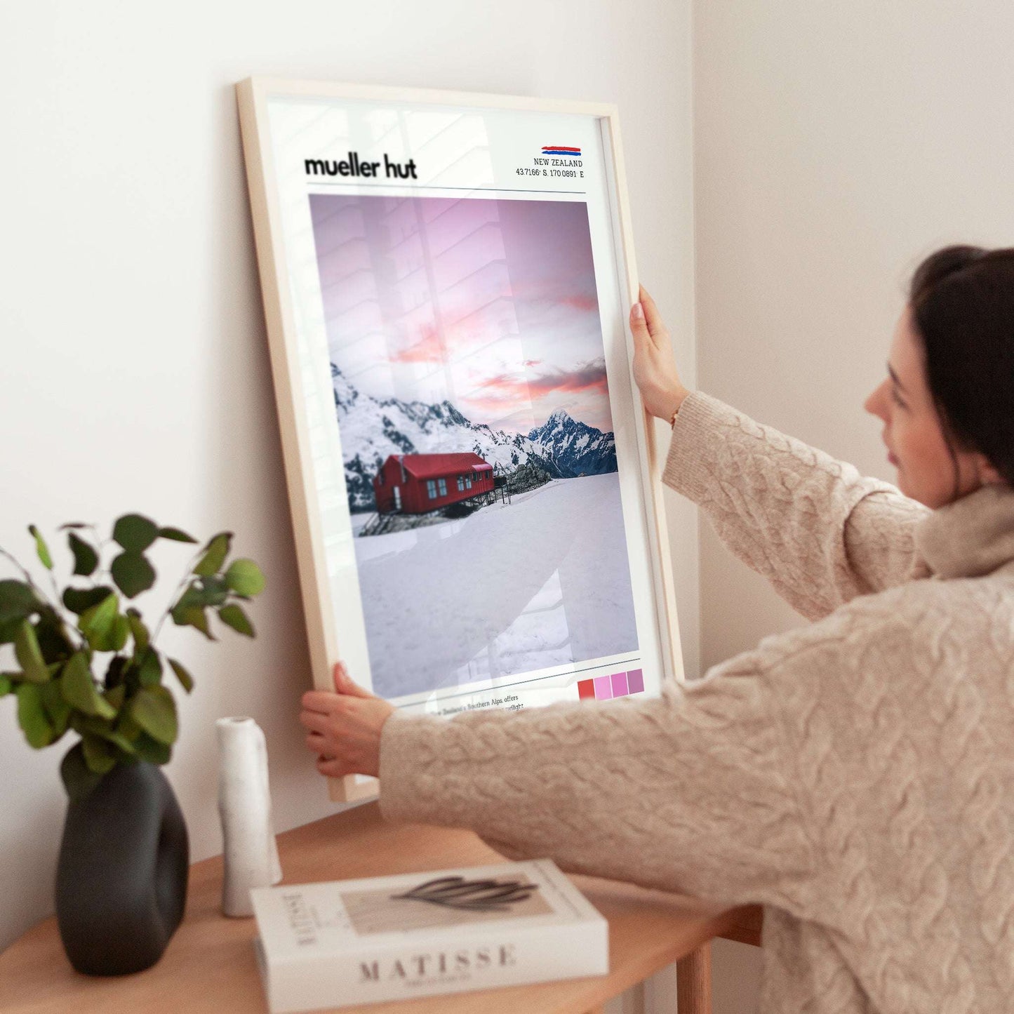 Mueller Hut Wall Art Print – Aoraki / Mount Cook