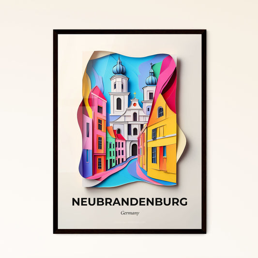 Vivid Neubrandenburg, Germany, Papercut Print