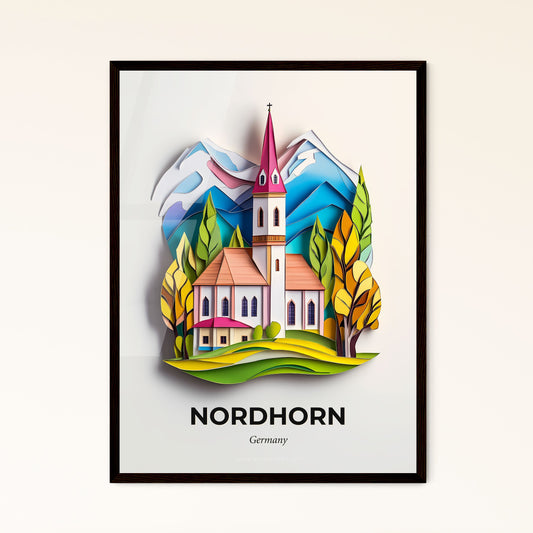 Vivid Nordhorn, Germany, Papercut Print