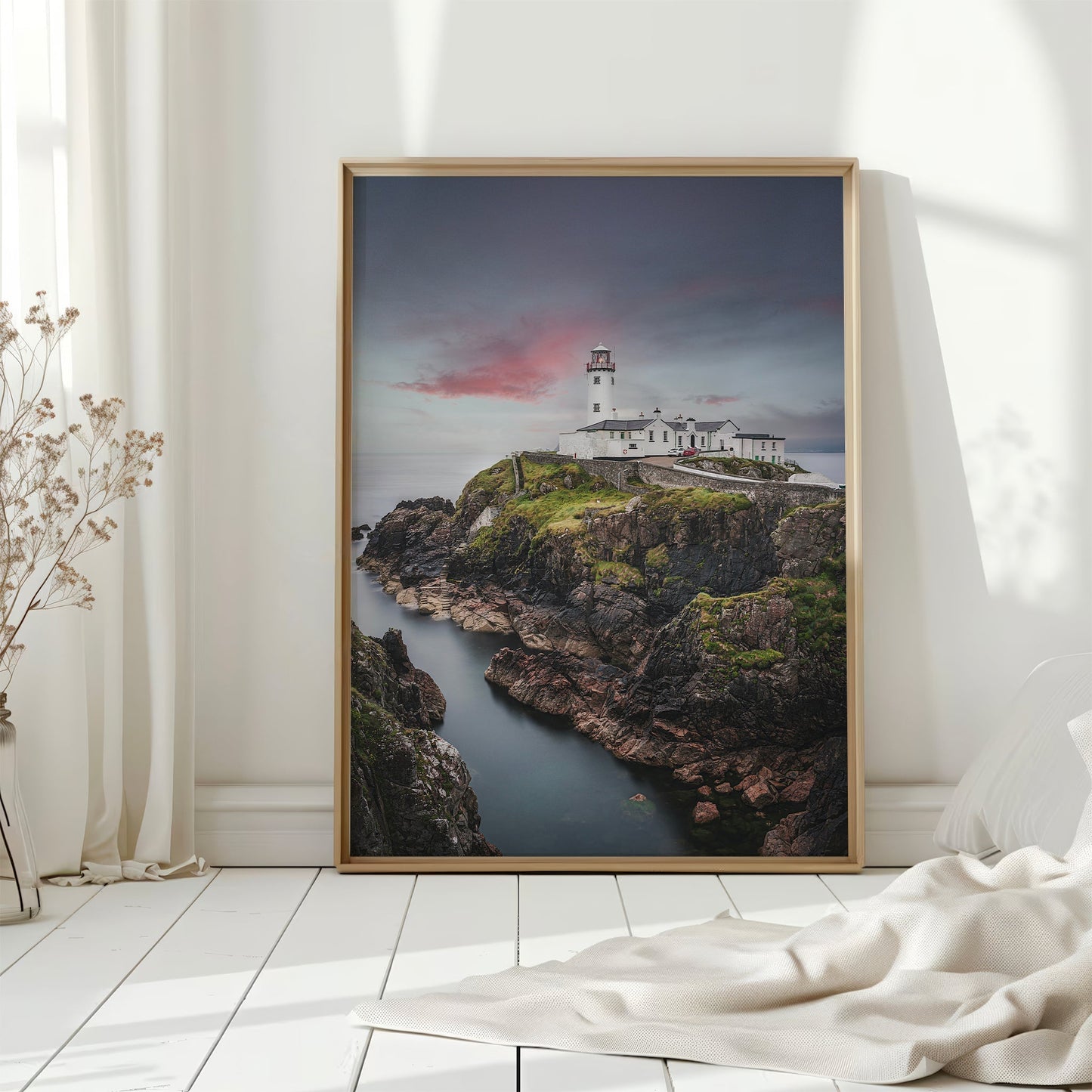 Fanad Lighthouse Wall Art – Irish Coastal Landscape Print from Donegal