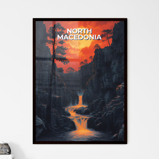 North Macedonia - Framed Art Print