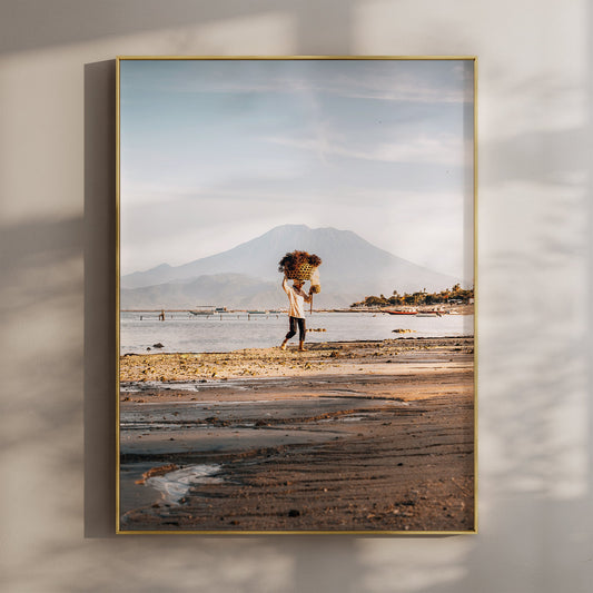 Seaweed Farmer, Nusa Lembongan, Bali
