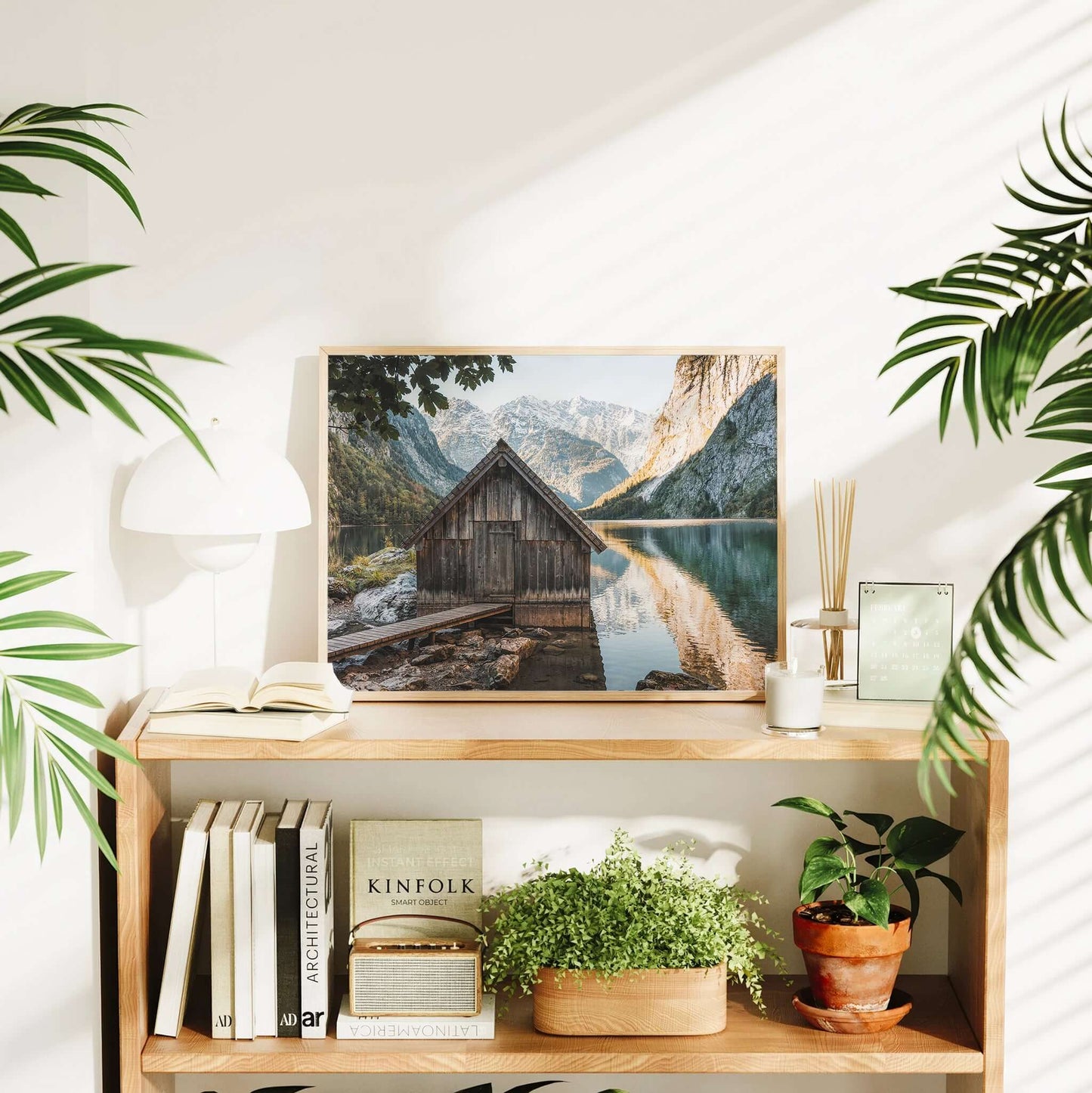 Obersee Boathouse, Bavaria – Fine Art Alpine Wall Print