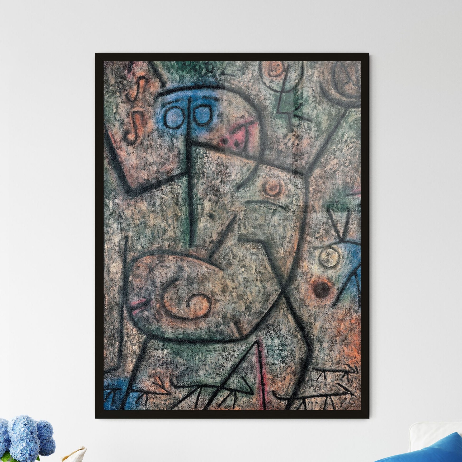 Oh! These Rumors! – Paul Klee Art Print