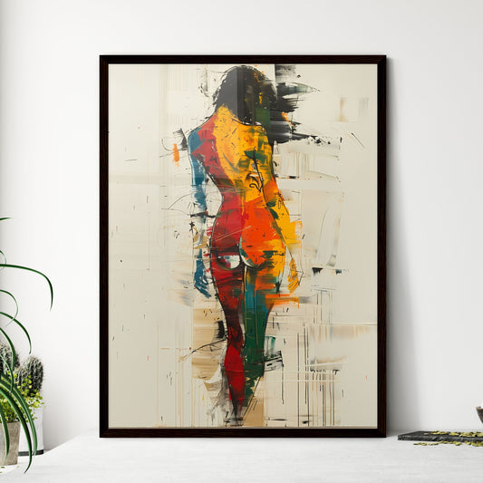 Abstract Woman Oil Painting on Ivory Default Title