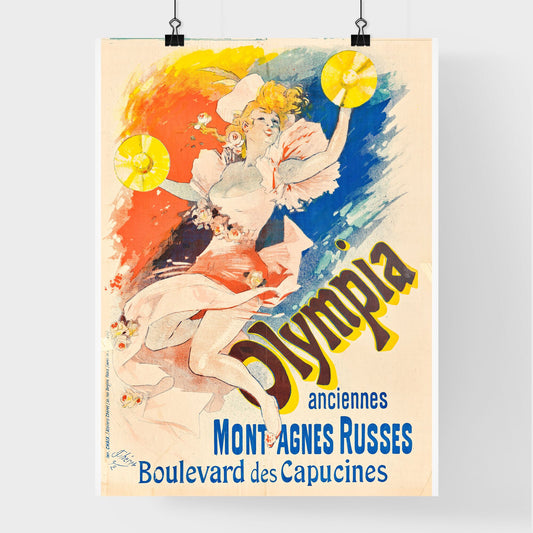 Olympia Anciennes, Montagnes Russes by Jules Chéret Poster