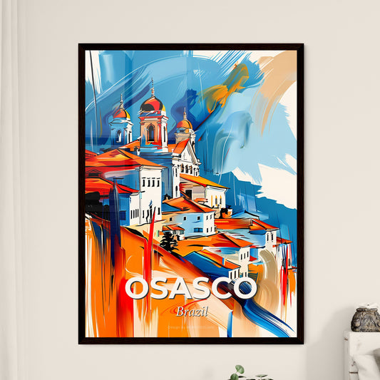 Vibrant Osasco, Brazil - A Painting Of A Building