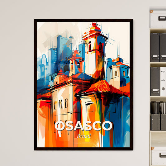 Vibrant Osasco, Brazil - A Painting Of A Building