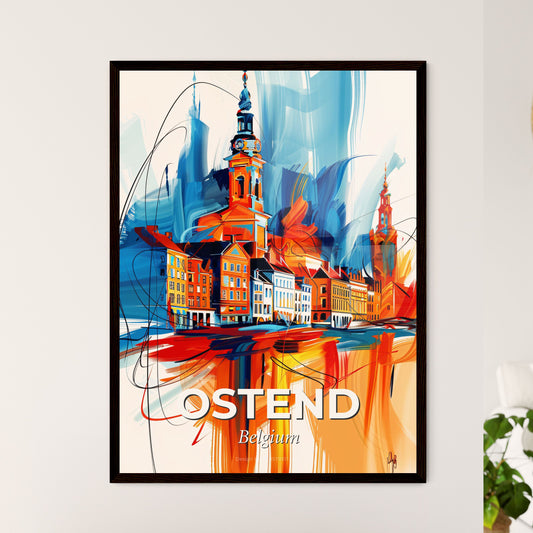 Vibrant Ostend , Belgium - A Painting Of A City