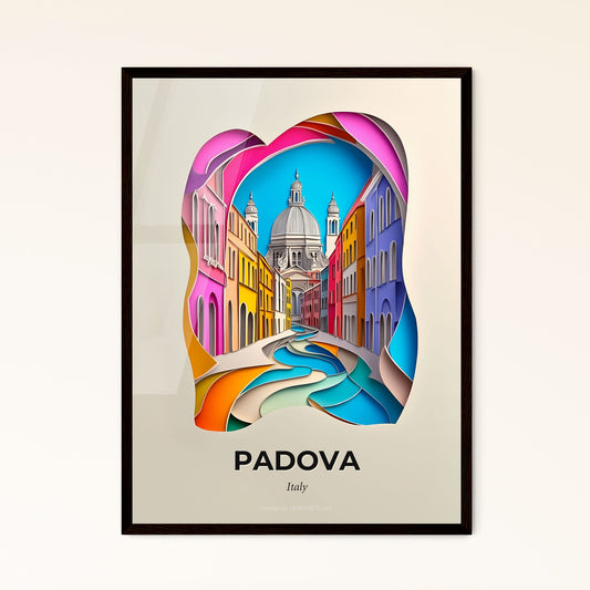 Vivid Padua, Italy - a colorful city with a river in the middle