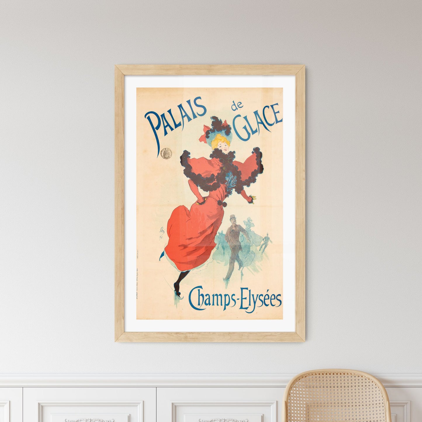 Framed Print of Palais de Glace Champs Elysées – Jules Chéret