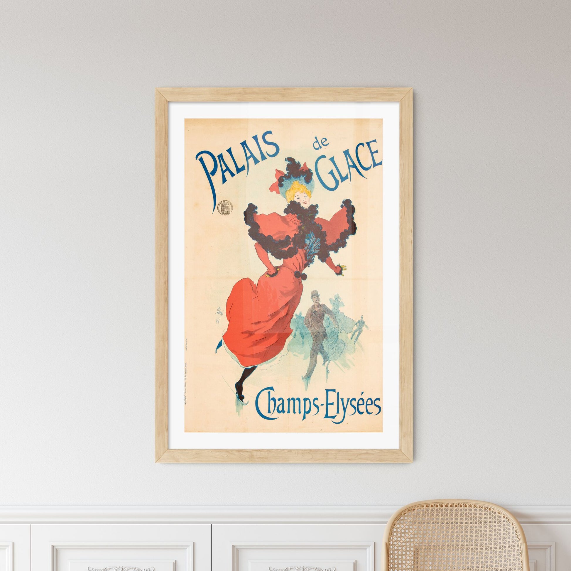 Framed Print of Palais de Glace Champs Elysées – Jules Chéret