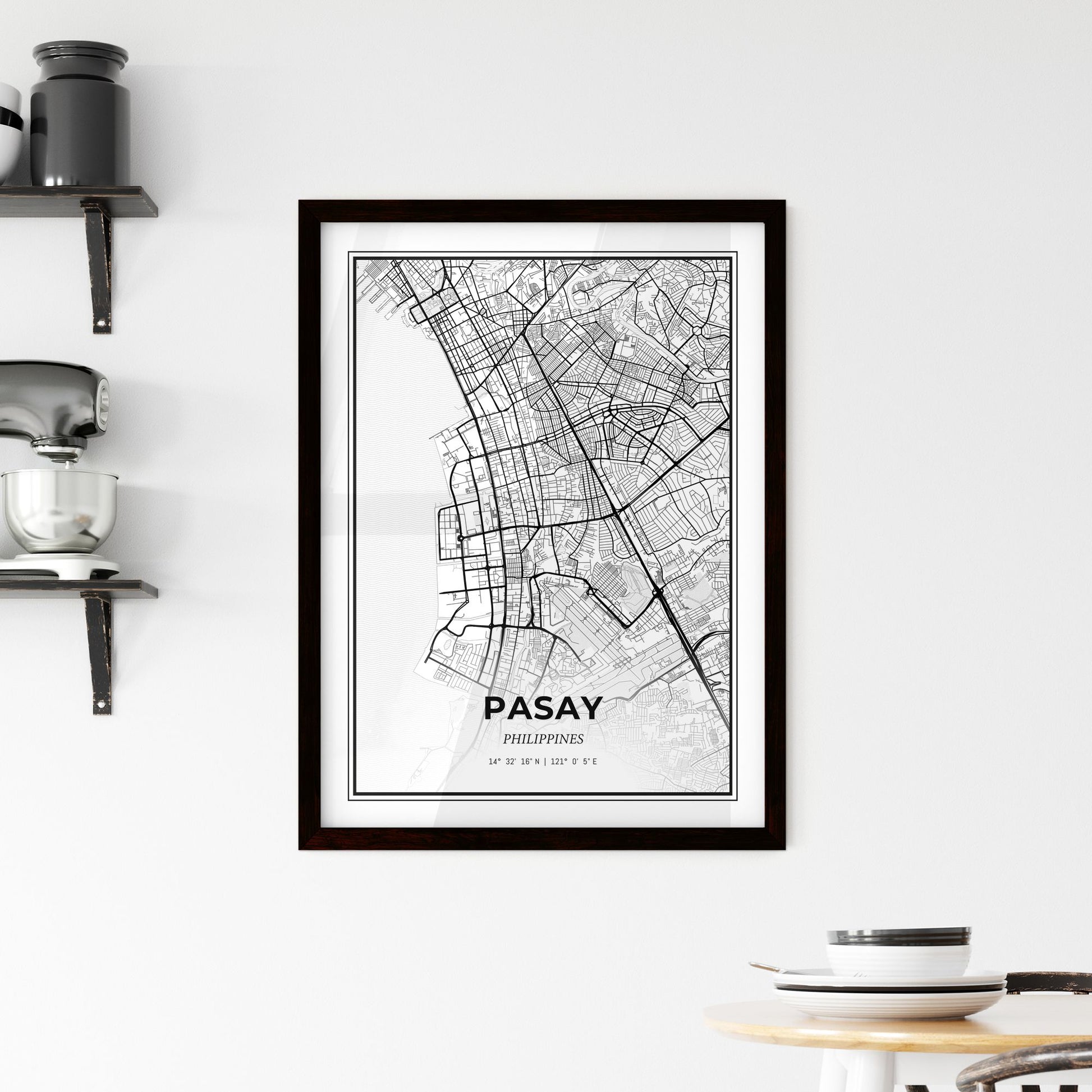 Pasay Philippines - Minimal City Map