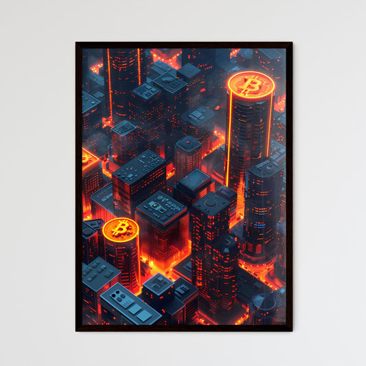 Intriguing Digital Artwork Depicting the Stability and Recurrence of Passive Income Streams Framed Art