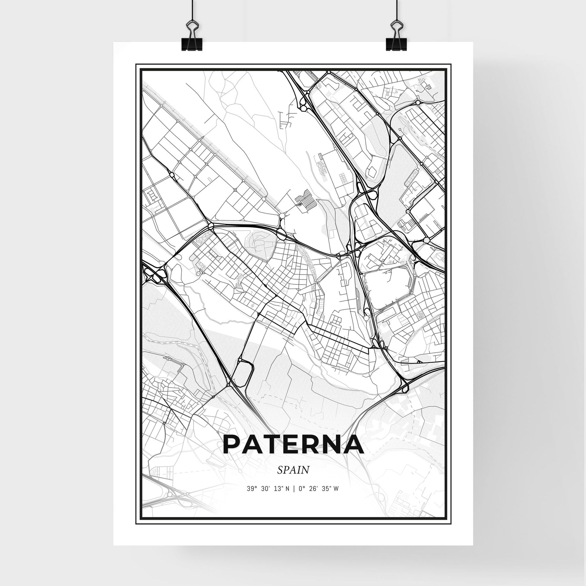 Paterna Spain - Premium City Map Poster