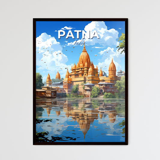 Patna India Cityscape Colorful Painting Building Skyline Modern Architecture Landmark Default Title