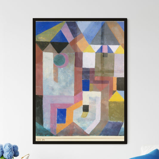 Paul Klee – Colorful Architecture, 1917 Art Print