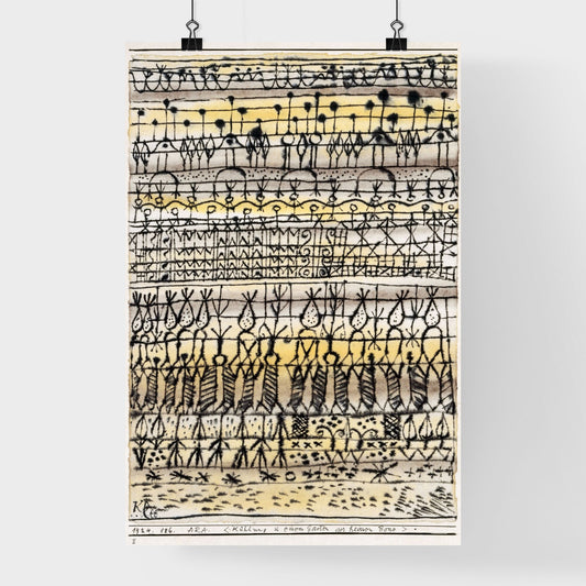 Paul Klee – ERA. Cooling in a Hot Zone Garden Poster