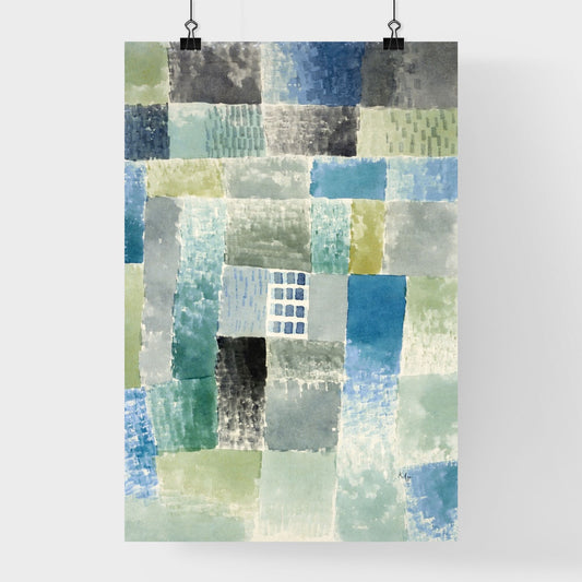 Paul Klee – First House in a Settlement Poster