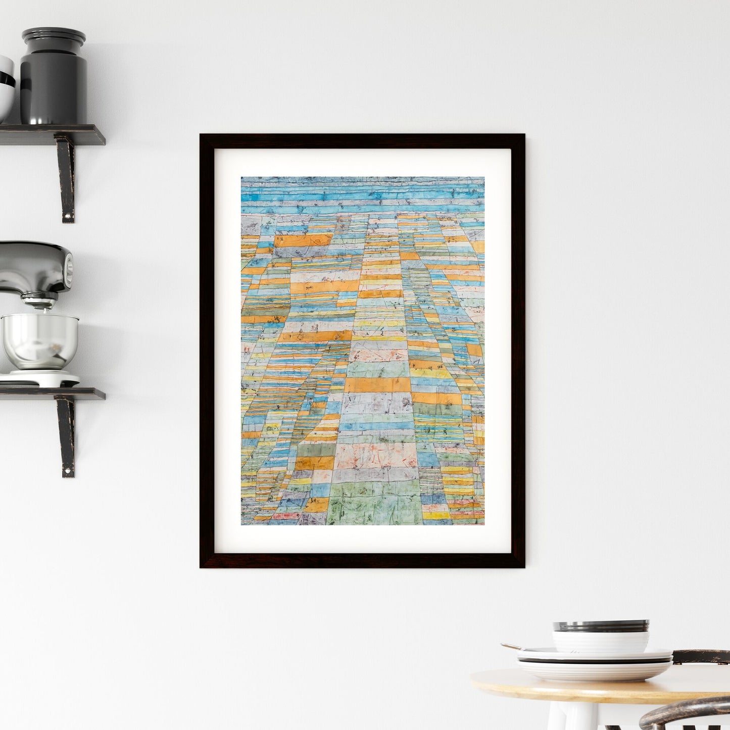 Framed Print of Paul Klee – Hauptweg und Nebenwege