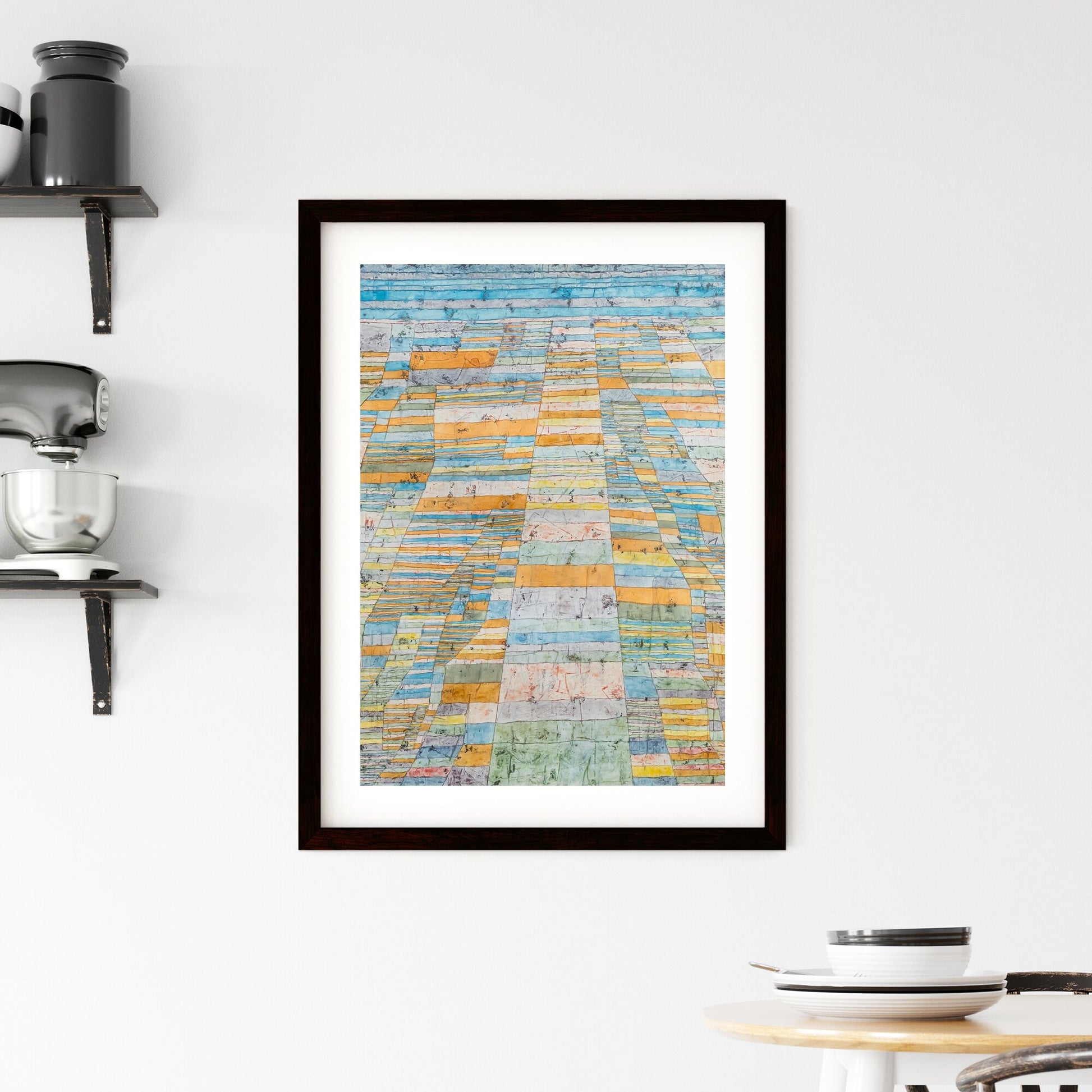 Framed Print of Paul Klee – Hauptweg und Nebenwege