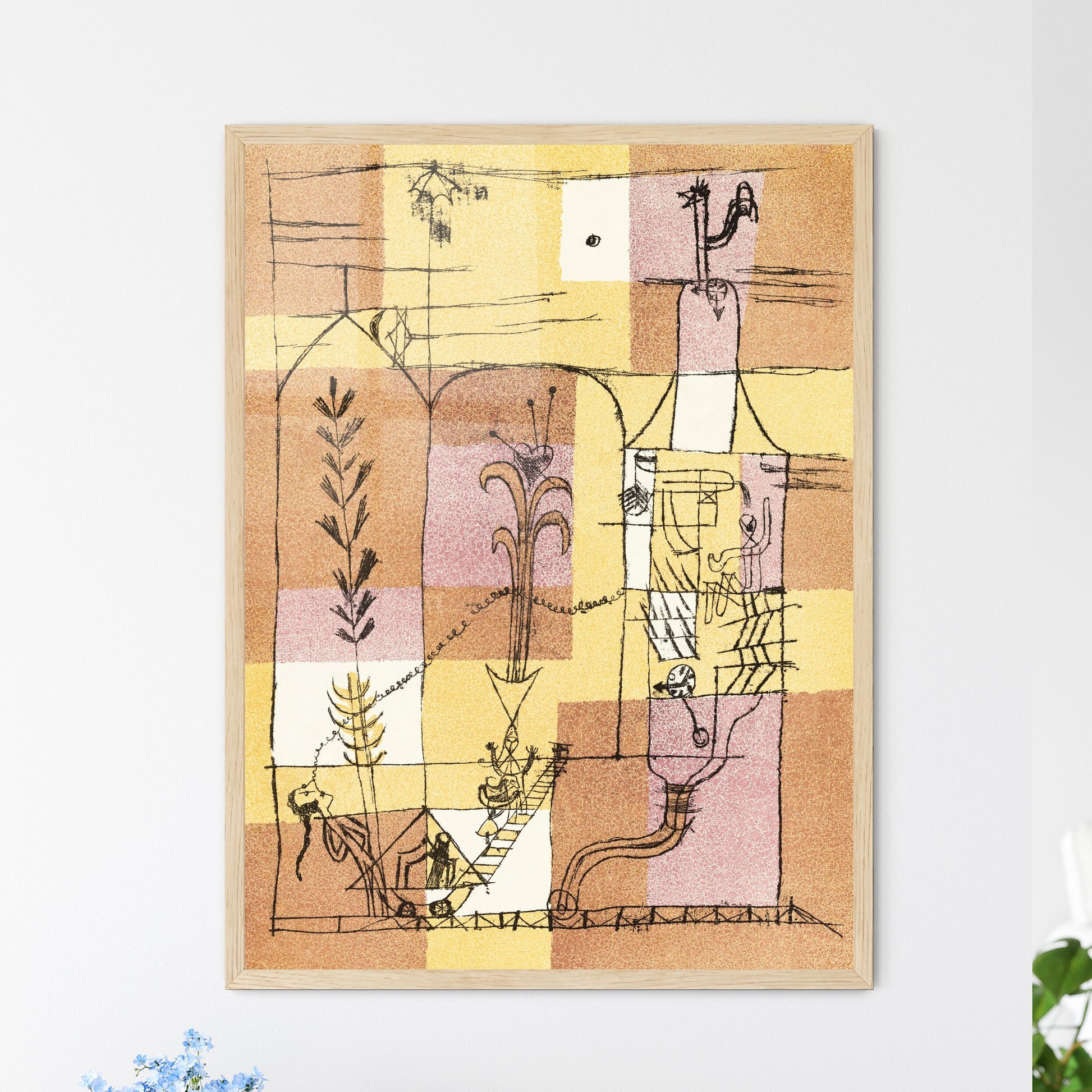 Paul Klee – In the Spirit of Hoffmann Framed Art Print