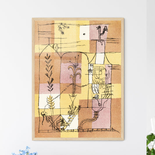 Paul Klee – In the Spirit of Hoffmann Framed Art Print