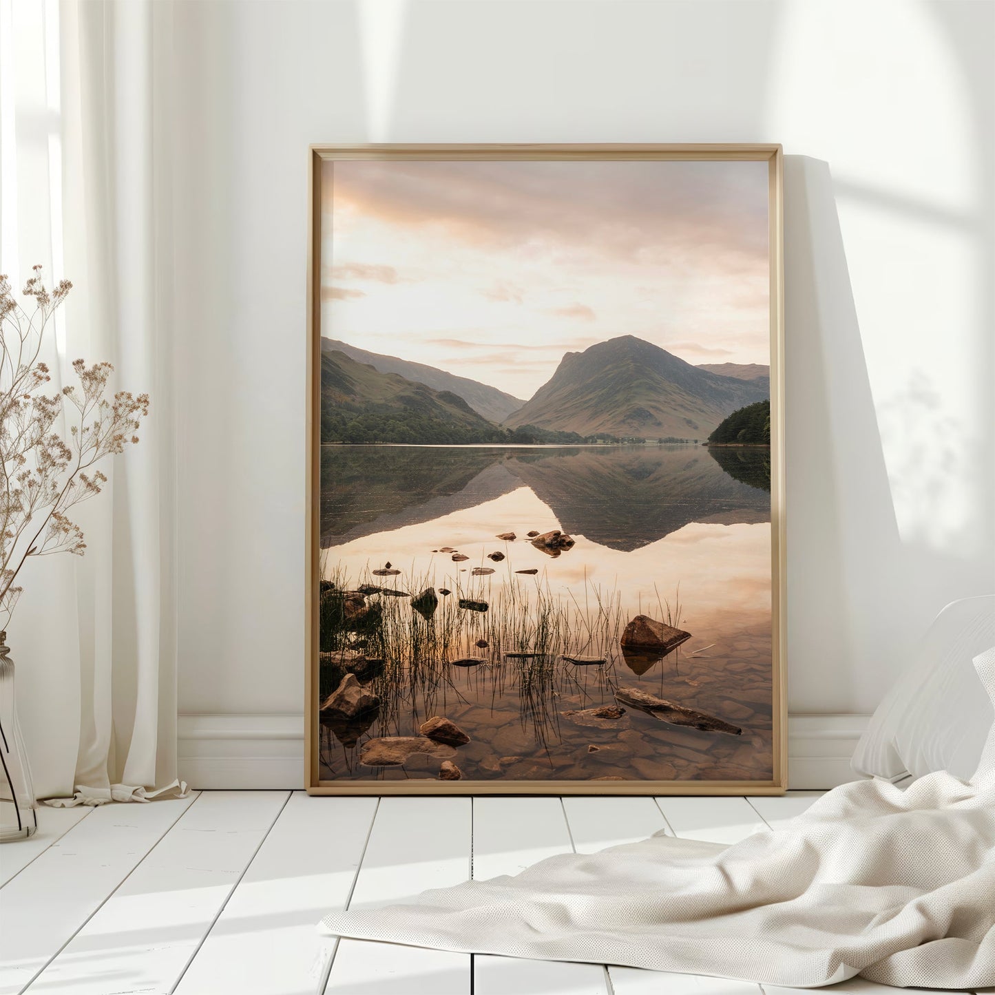 Buttermere Lake District Print – Mountain Landscape Wall Art