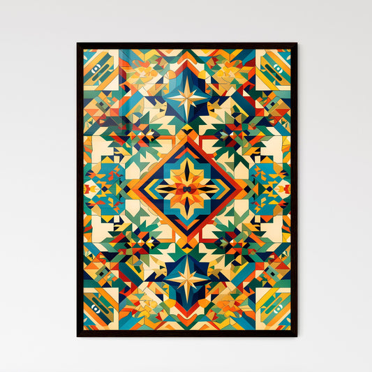 Colorful 3D Painting of Traditional Philippi - Framed Art Print
