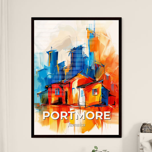 Vibrant Portmore, Jamaica - A Painting Of A House