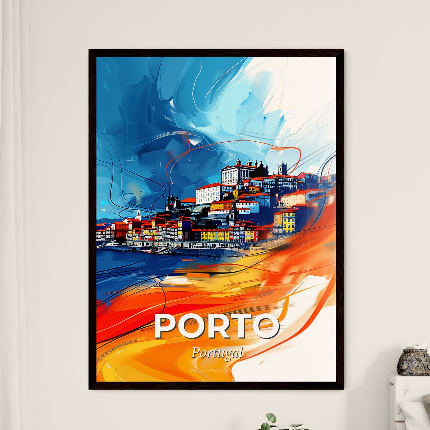 Vibrant Porto, Portugal - A Painting Of A City