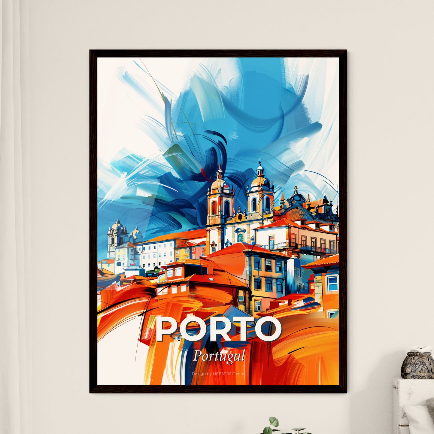 Vibrant Porto, Portugal - A Painting Of A City