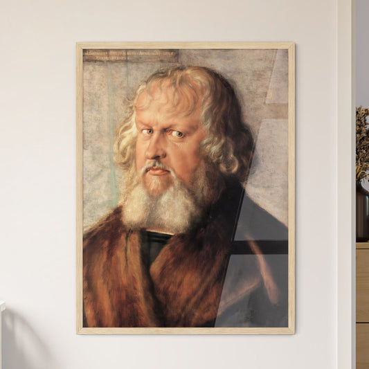 Portrait of Hieronymus Holzschuher by Albrecht Dürer Art Print
