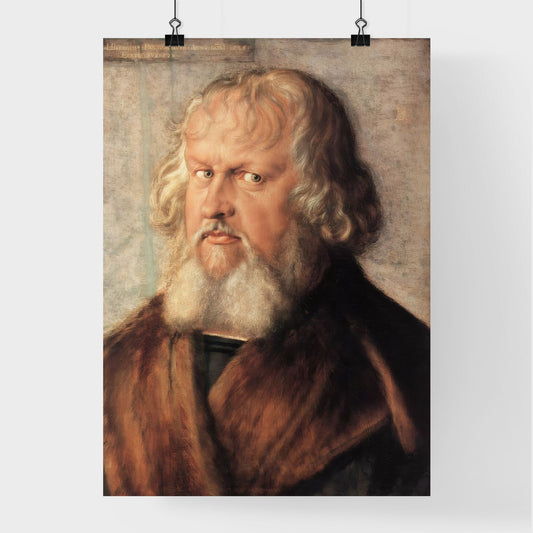 Portrait of Hieronymus Holzschuher by Albrecht Dürer Poster