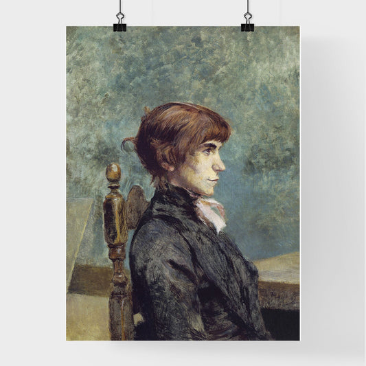 Portrait of Jeanne Wenz – Henri de Toulouse-Lautrec Poster