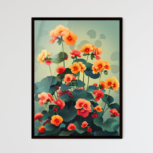 Vibrant Floral Masterpiece - Framed Art Print