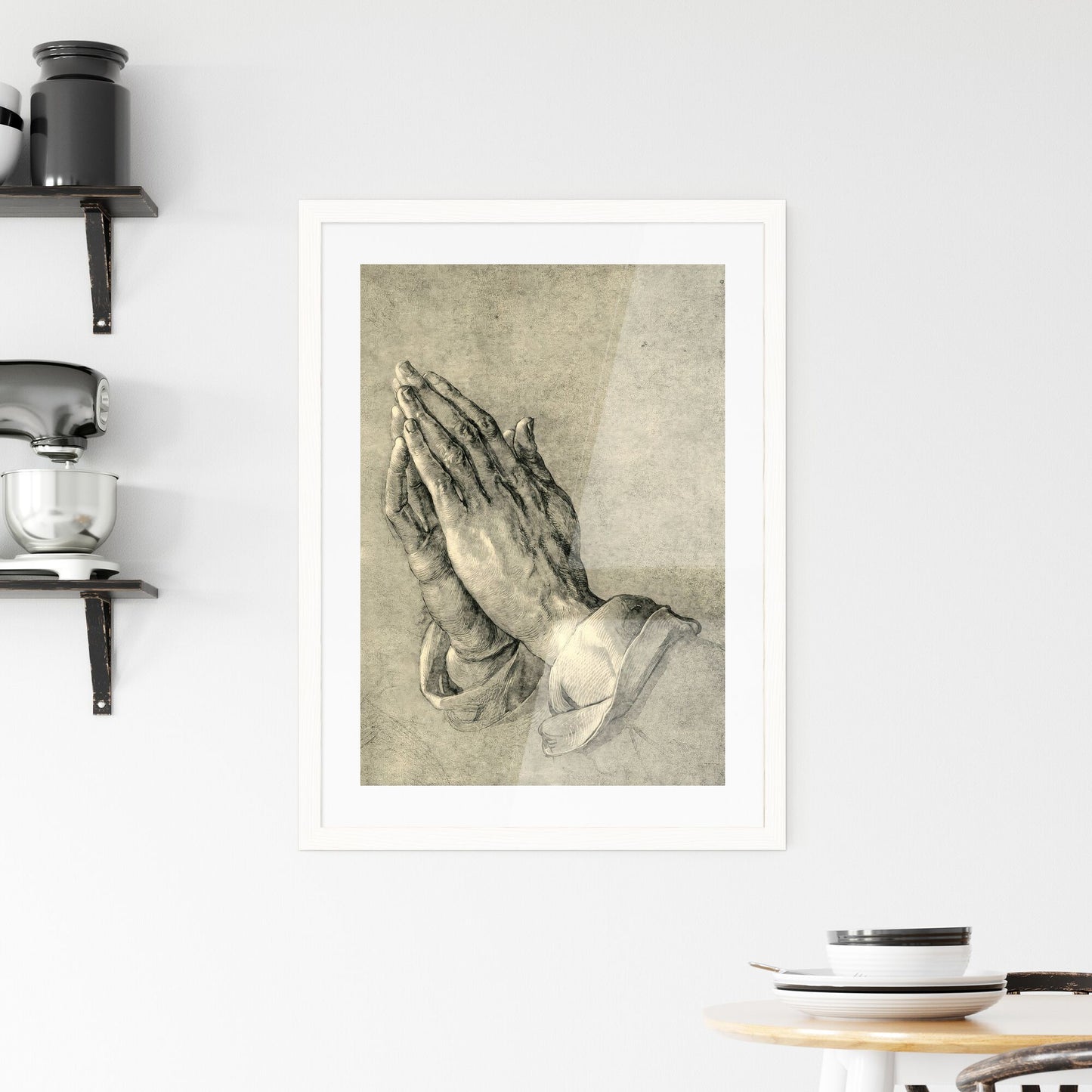 Framed Print of Praying Hands by Albrecht Dürer