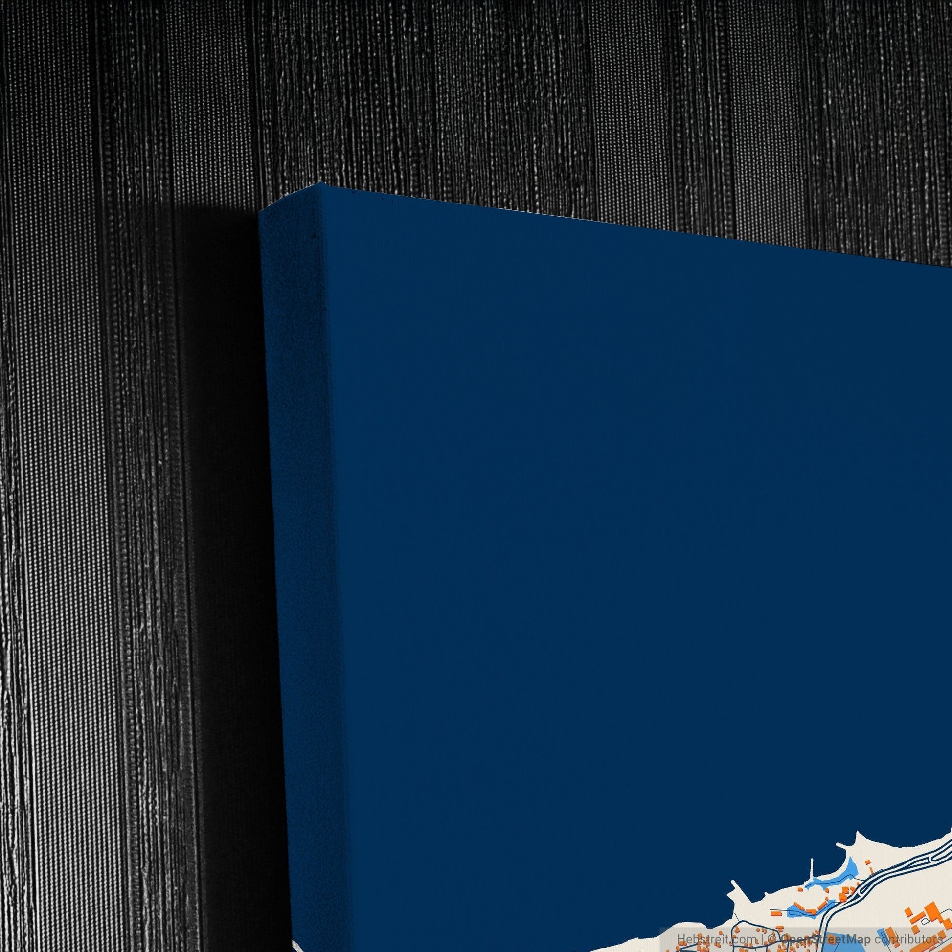 Catia La Mar Venezuela Colorful City Map Canvas Print Detail