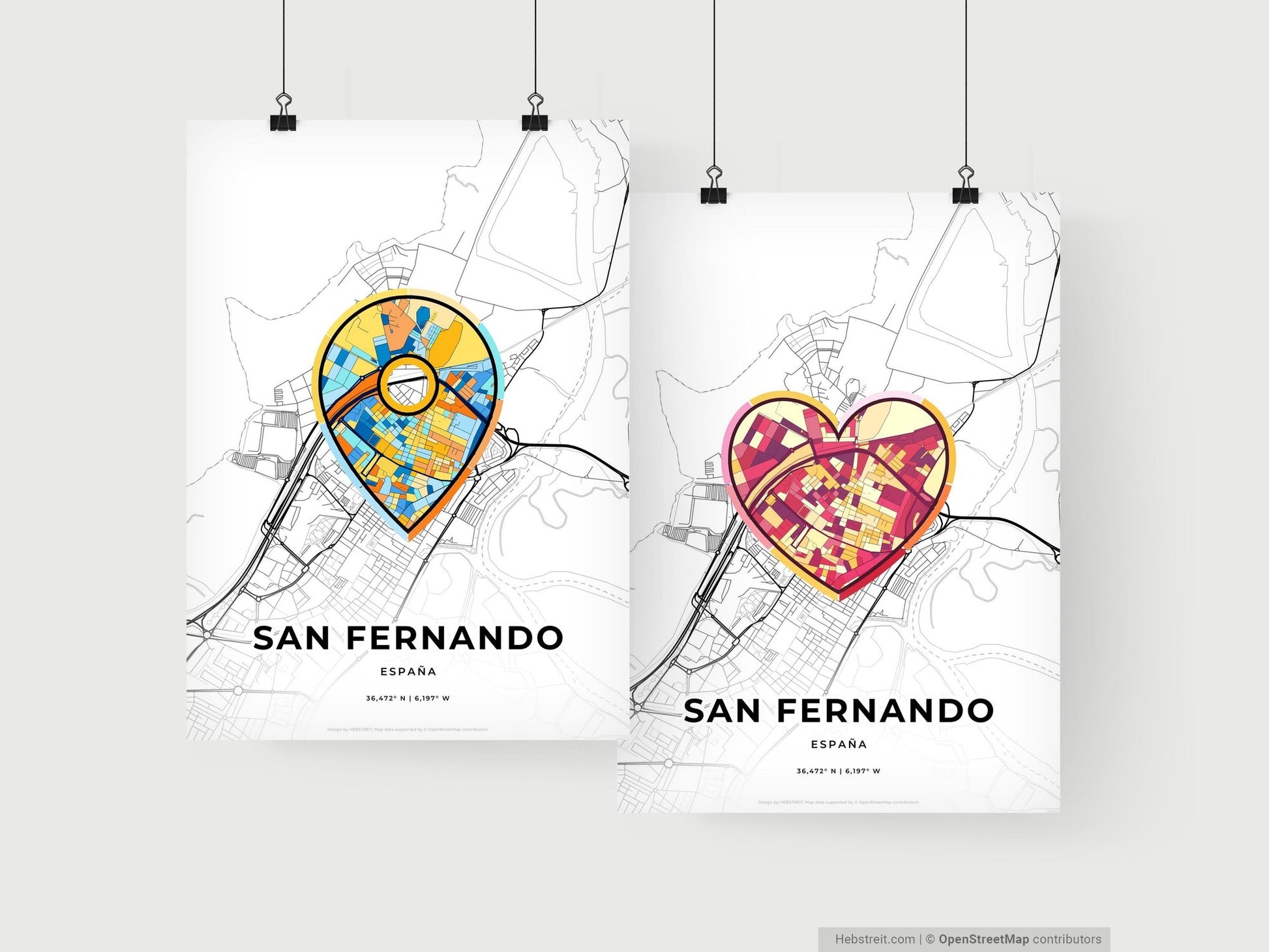 San Fernando Spain art print for couples