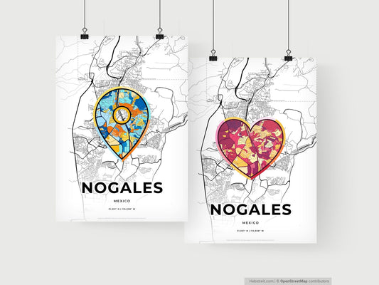 Nogales Mexico art print for couples