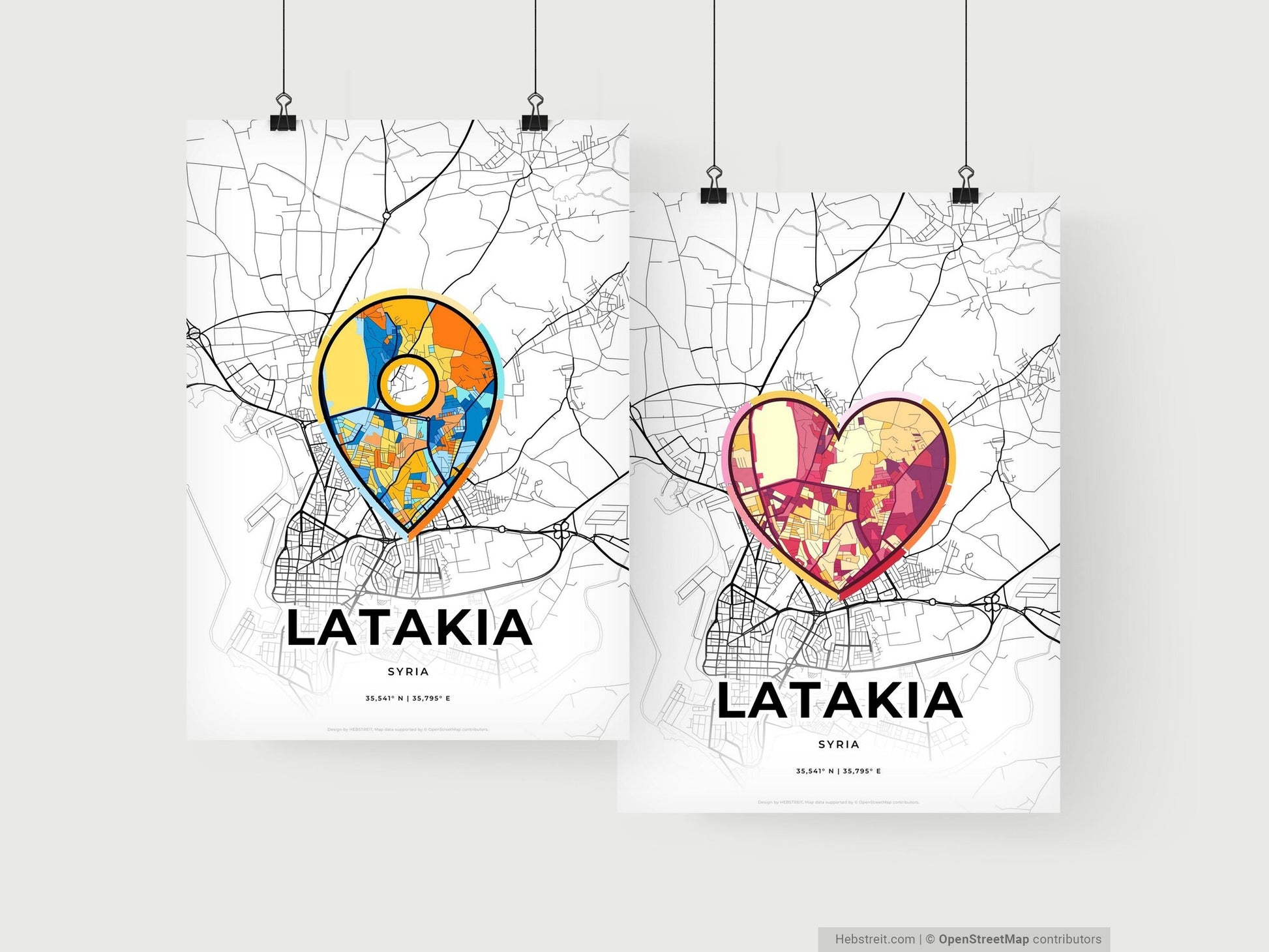 Latakia Syria art print for couples