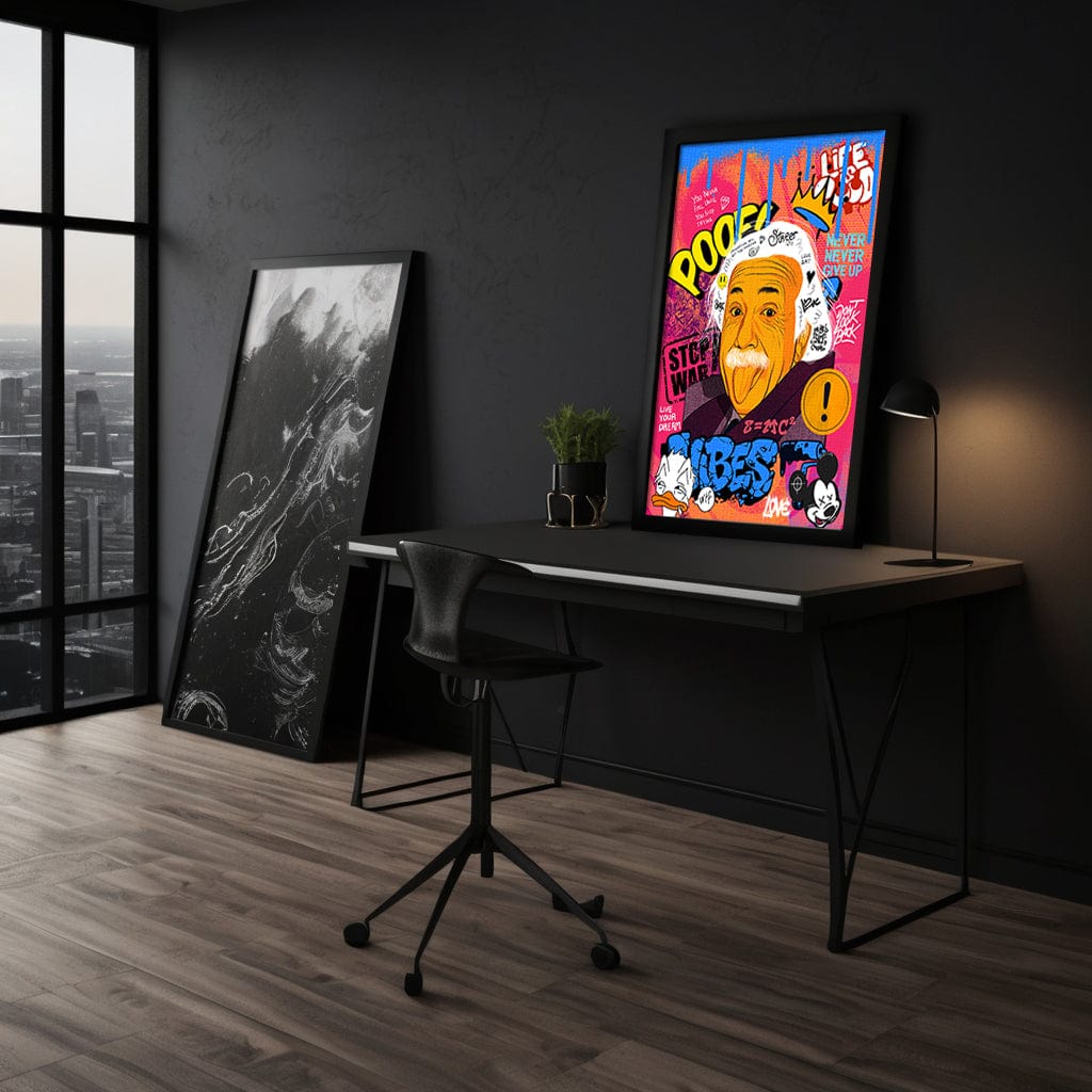 Professor Einstein - Pop Art Canvas Print