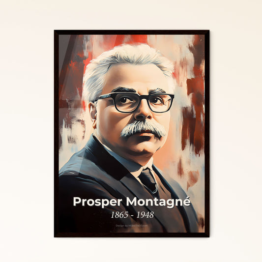 Portrait of Prosper Montagné Framed Print