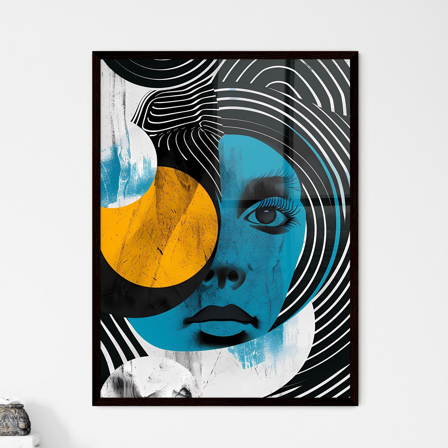 Dynamic Art Collage - Framed Art Print