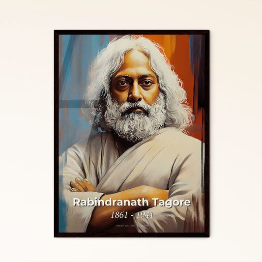 Portrait of Rabindranath Tagore Framed Print